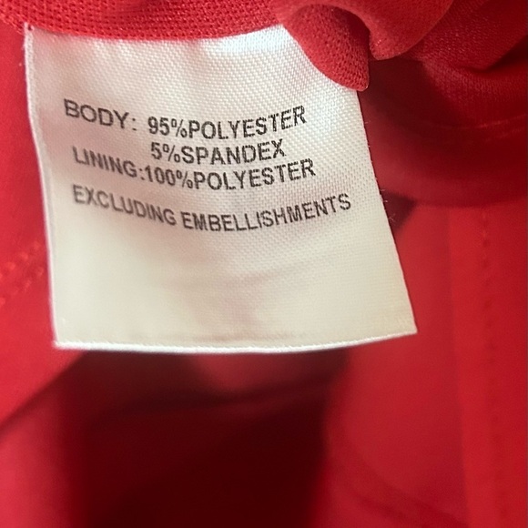 Princess Polly Lillie Long Sleeve Red Mini Dress - Picture 8 of 8